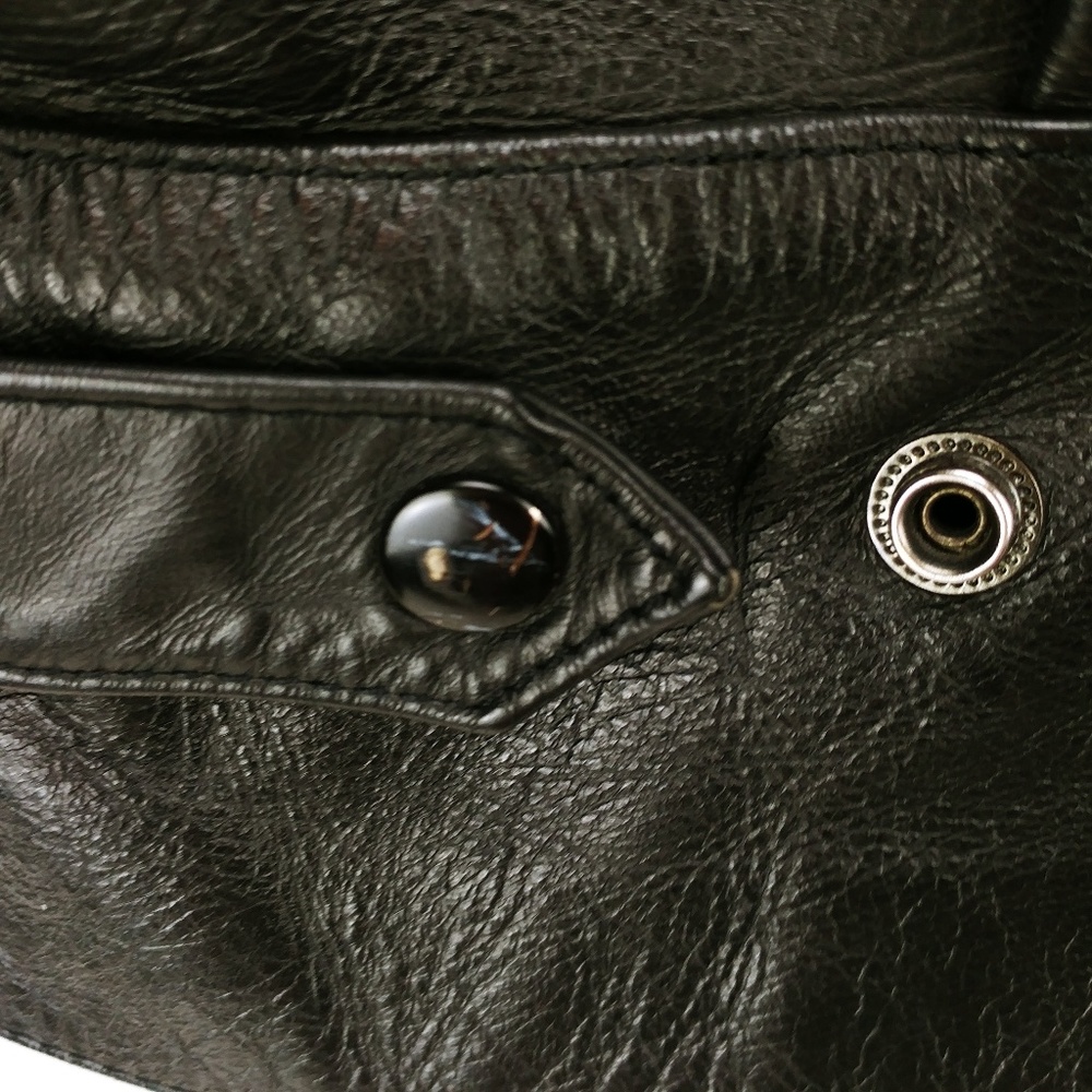 Vintage Wilson's Black Leather coat Rad - Picture 8 of 8